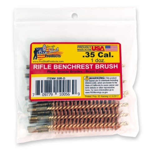 PROSHOT .35 CAL. BRUSH - 12 QTY. BULK PACK 35R-D - Win Repeating Arms Promotion